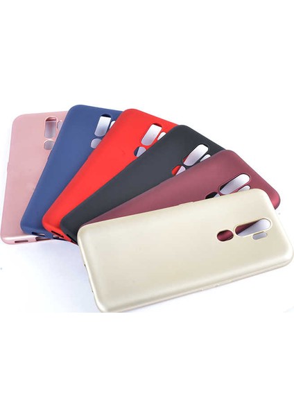 Oppo A5 2020 Kılıf Yumuşak Dokulu Soft Esnek Ince Mat Renkli Lüks Premier Silikon Kapak