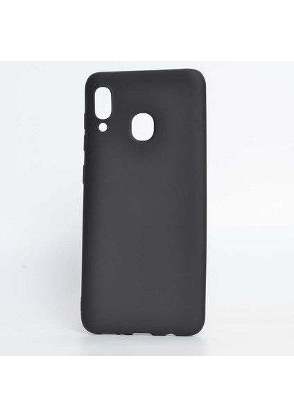 Samsung Galaxy A20 Kılıf Yumuşak Dokulu Soft Esnek Ince Mat Renkli Lüks Premier Silikon Kapak