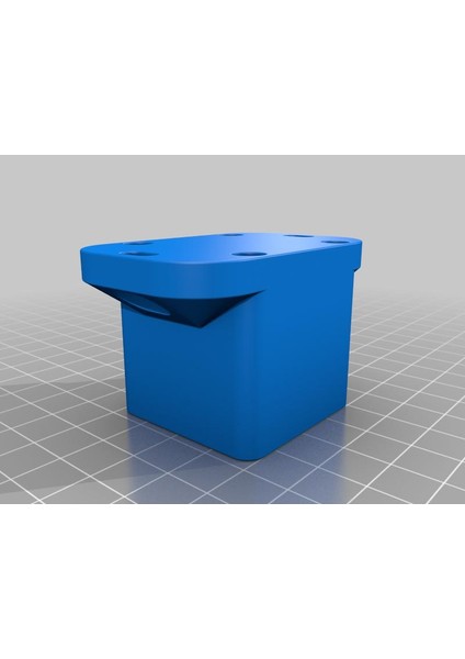 Sapphire Plus Step Motor Mount x Y Nema 17 Hizalanmış Plastik Aparat