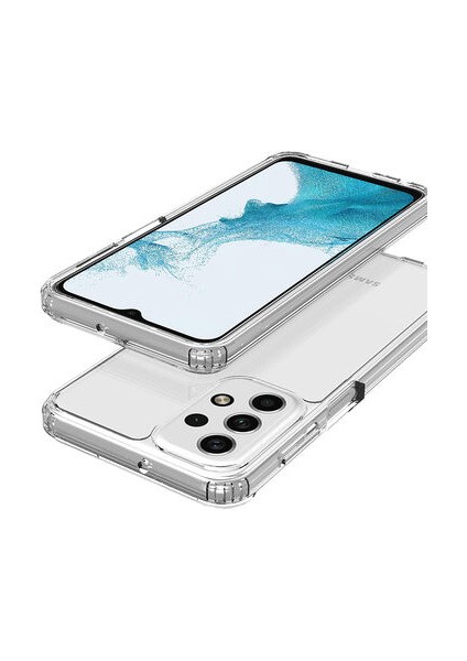 Samsung Galaxy A33 5g Kılıf Şeffaf Anti Şok Kamera Korumalı Telefon Kılıfı Kapak