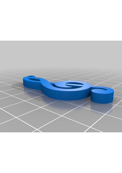 Nota Sol Anahtarı Müzik Anahtarlık Ucu Plastik Aparat