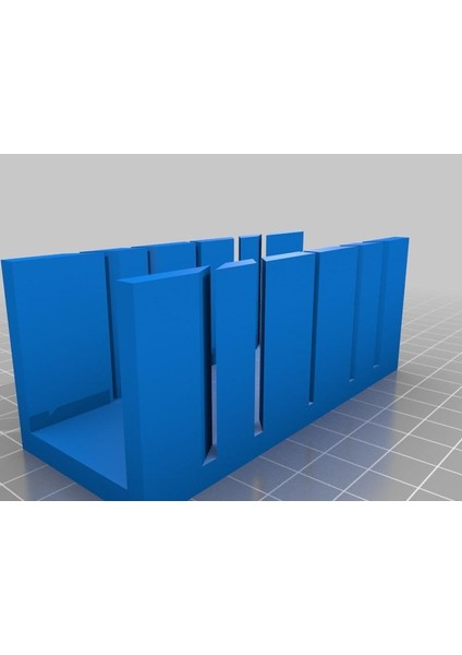 Parametrik Gönye Kutusu Organik Plastikten Organizer Aksesuar