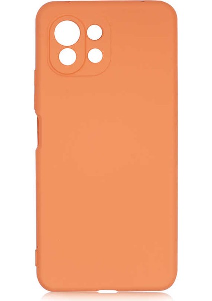 Xiaomi Mi 11 Lite Kılıf Içi Kadife Dışı Mat Silikon Mara Lansman Kapak