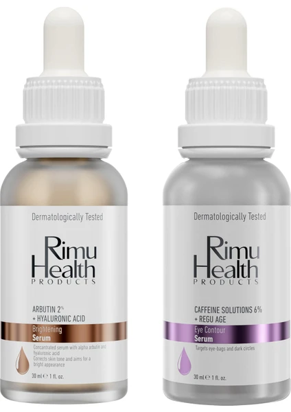 Rimu Health Products Goz Altı ve Cilt Tonu Eşitsizliği Karşıtı Cilt Bakım Seti RM000140