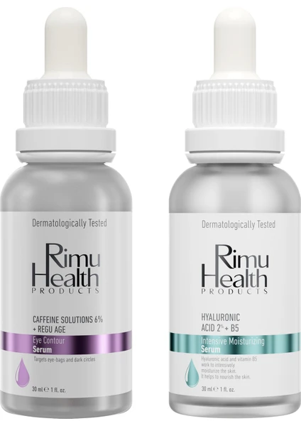 Rimu Health Products Goz Çevresi Aydınlatma ve Yoğun Nemlendirici Cilt Bakım Seti RM000139