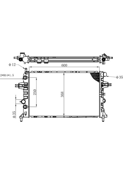 Astra G Twınport/zafıra A 1.6 97-04 1300258 mt  600*368*26