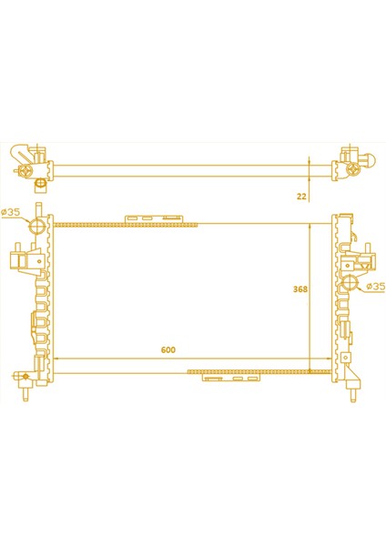 Corsa C / Combo 1.3 Cdtı 1300259-1300233 mt 600*368*22