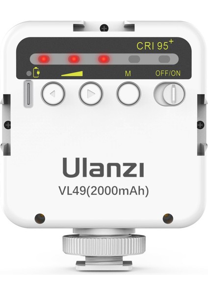 VL49 Mini LED Video Vlogger Işık - Beyaz (Yurt Dışından)