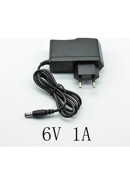 6 Volt 1 Amper - Dc Adaptör 6V 1A Adaptörü 6VOLT 1AMPER 5.5mm 2.5mm Uçlu
