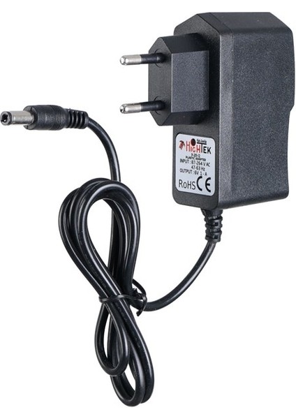 6 Volt 1 Amper - Dc Adaptör 6V 1A Adaptörü 6VOLT 1AMPER 5.5mm 2.5mm Uçlu