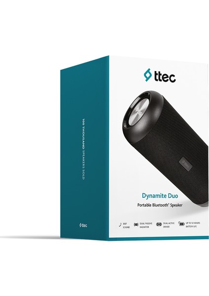 Dynamite Duo Taşınabilir Bluetooth Hoparlör