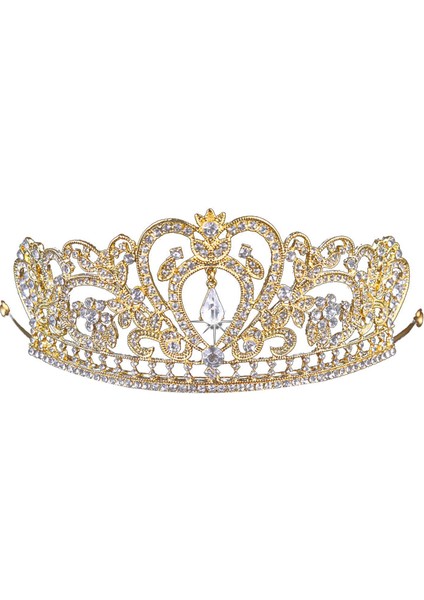 Tiara Kaçakları Başlıklar Peri Maldi Prenses Crown Pageant Cadılar Bayramı Tarzı F (Yurt Dışından)