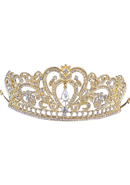 Tiara Kaçakları Başlıklar Peri Maldi Prenses Crown Pageant Cadılar Bayramı Tarzı F (Yurt Dışından) indirimleri