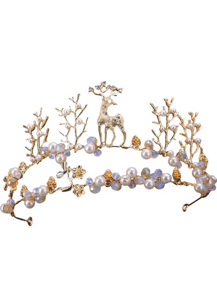 Tiara Kaçakları Başlıklar Peri Maldi Prenses Crown Pageant Cadılar Bayramı Tarzı G Için (Yurt Dışından) fırsatları