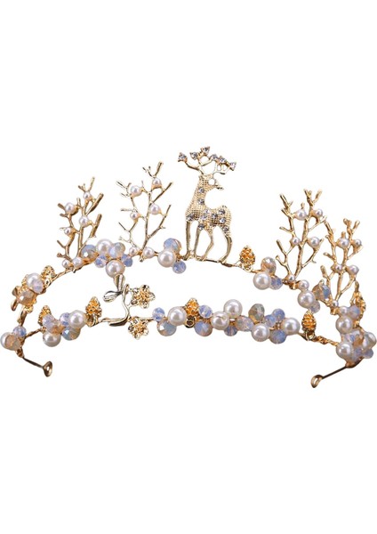 Tiara Kaçakları Başlıklar Peri Maldi Prenses Crown Pageant Cadılar Bayramı Tarzı G Için (Yurt Dışından) indirimleri