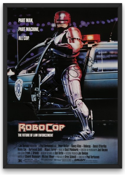 Çerçeveli Robocop Tablosu & Çerçeveli Robocop Afişi Tablosu & Robocop Film Tablosu DFKNKM1