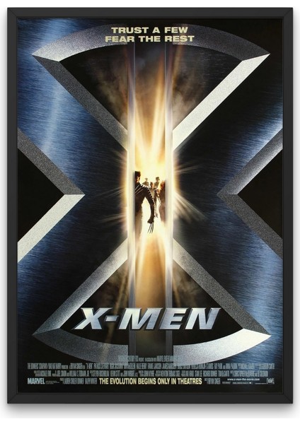 Çerçeveli X Men Tablosu (2000) & X-Men Tablosu & X-Men Film Tablosu MLKNKM1