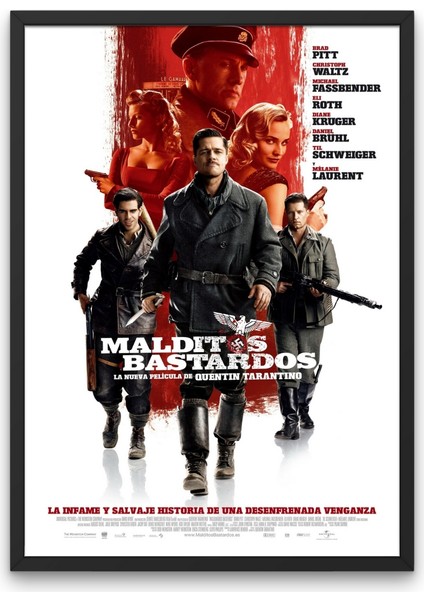 Çerçeveli Soysuzlar Çetesi Tablosu & Inglourious Basterds Tablosu DFKNKM1