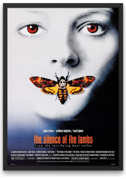 Çerçeveli Kuzuların Sessizliği Tablosu & The Silence of the Lambs Tablosu DFKNKM1