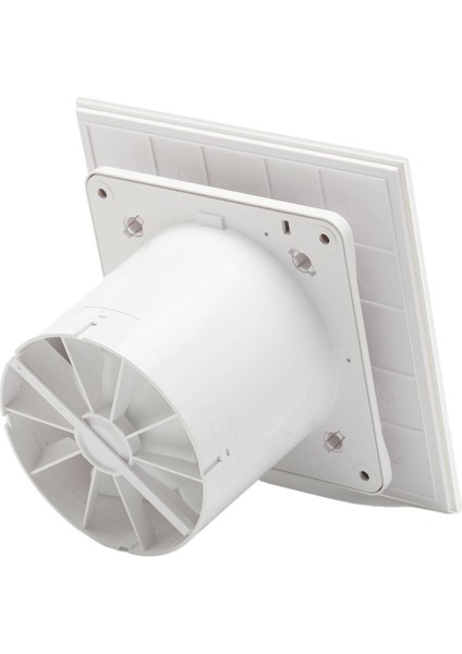 Banyo Aspiratörü / Fanı 1700 Serisi Mat Beyaz 100 mm çap