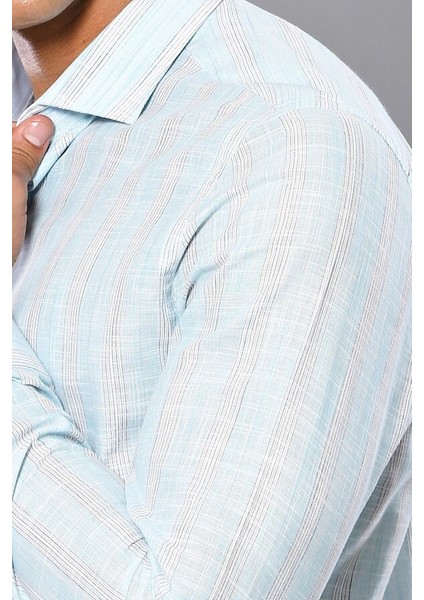 Ekose Desenli Yeşil Slim Fit Gömlek Wessi fırsatları