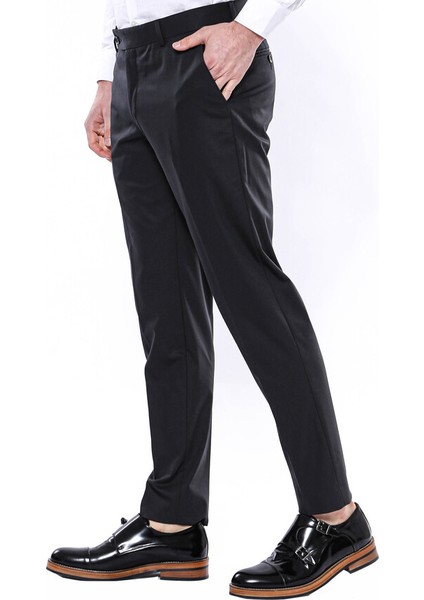 Düz Koyu Füme Kumaş Pantolon Wessi fırsatları