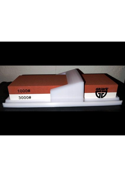 Bıçak Bileme Yardımcı Kılavuzu 60 x 180 mm Whetstones Için Plastik Aparat