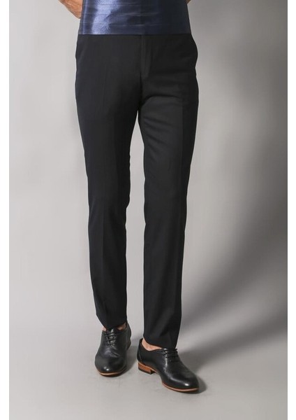 Şal Yaka Desenli Lacivert Damatlık Takım Elbise Wessi indirimleri