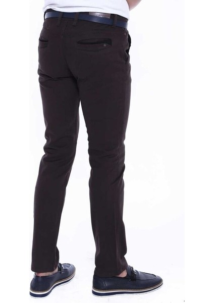 Gabardin Pantolon Kahve