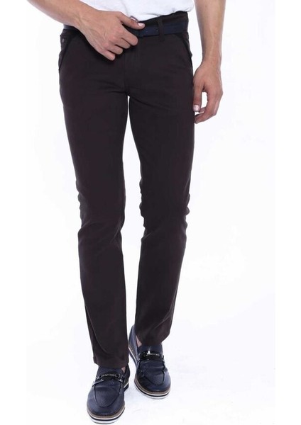 Gabardin Pantolon Kahve