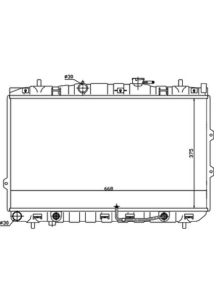 Cerato 1.6i/2.0i 04- 253102F010 At  375*668*16