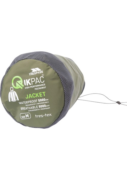 Qikpac Unisex Yeşil Yağmurluk UAJKRAI10001-MS1 modelleri