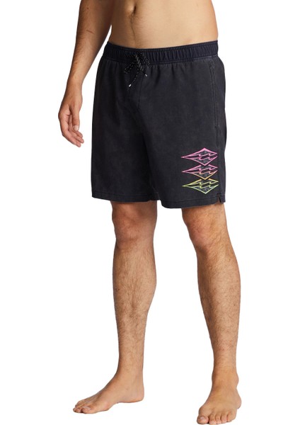 Riot Layback Siyah Erkek Deniz Şortu ABYJV00105-BLK