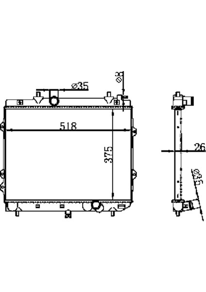 Cerato I 1.6crdı 05+ 253102F700 mt 375*668*22 fırsatları