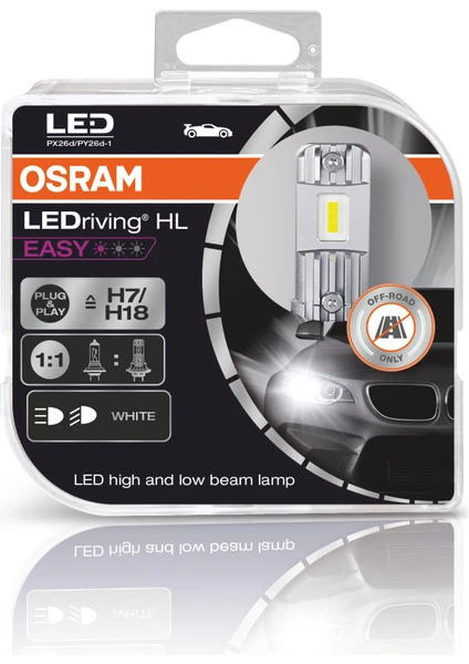 OSRAM 12V H7 LED Far Ampulu 64210DWESY