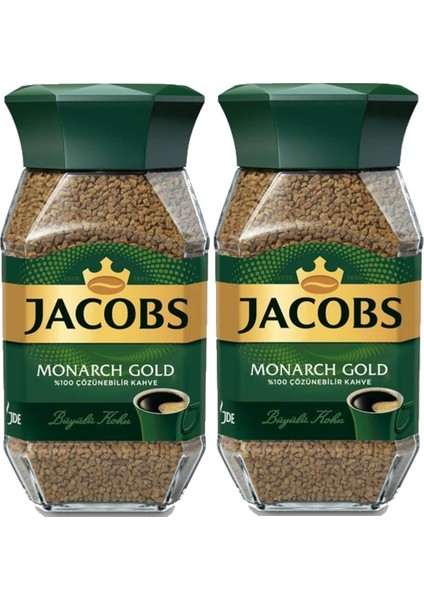 Monarch Gold Çözünebilir Kahve 100 gr Kavanoz ( 100 gr x 2 Adet)