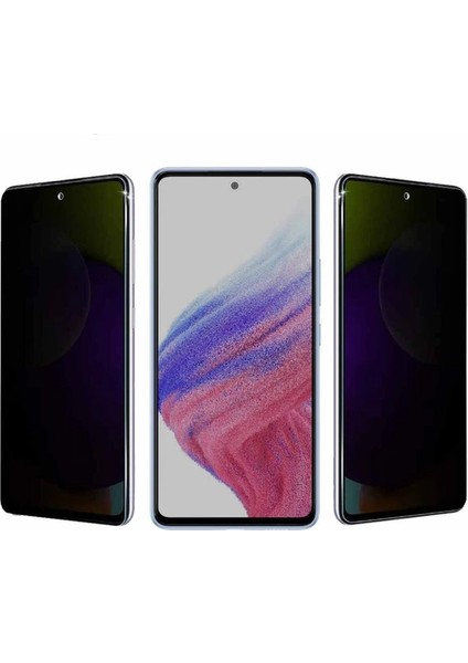 Samsung Galaxy A53 Hayalet Ekran Koruyucu Ghost Siyah Cam modelleri