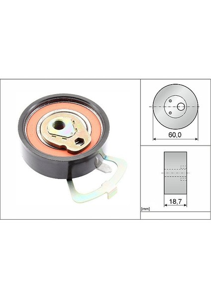 Polo Cordoba Fabia Golf4 Bora Eksantrik Gergi Rulmanı 1999- [ına] [036109243AG]