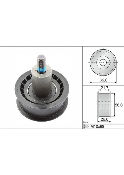 Polo Cordoba Fabia Golf4 Bora Eksantrik Gergi Rulmanı 1999- [ına] [036109244J]