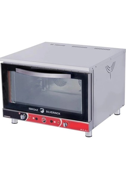 Intime Mutfak - Silverınox Pt-4k Manuel Patisseri Fırın, 46X33 cm 4 Tepsi Kapasiteli, Elektrikli Pt-4k