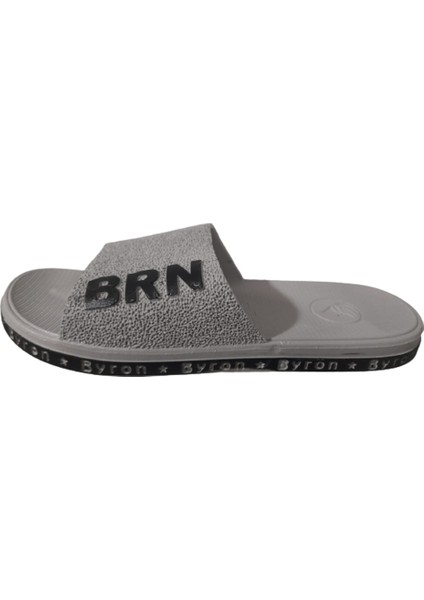 Unisex Brn B050-10 Gri Kaymaz Taban Deniz Plaj Havuz Günlük Yürüyüş Terlik fırsatları