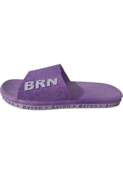 Brn B050-10 Kadın Lila Kaymaz Taban Deniz Plaj Havuz Günlük Yürüyüş Terlik fırsatları