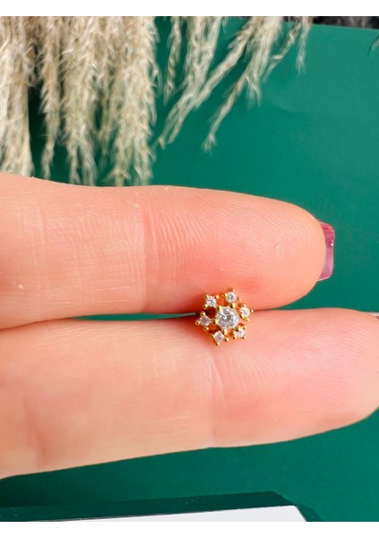 Çelik Kıkırdak Helix Tragus Piercing(1 Adet)