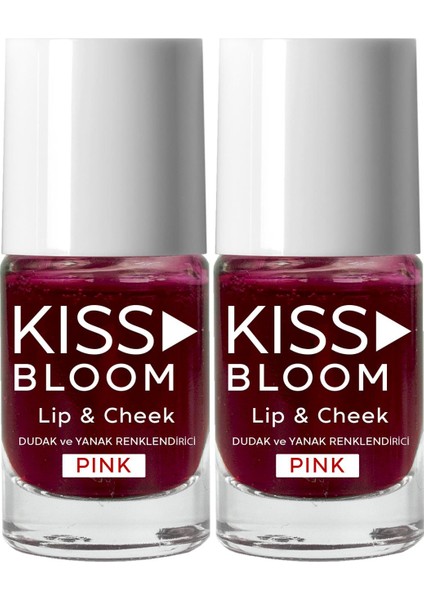 Kiss & Bloom Lip & Cheek Pink 2'li Fırsat Paketi