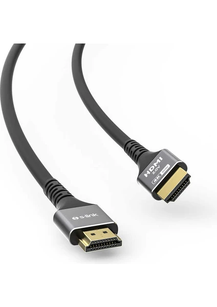 S-link SLX-HD4K10 19+1 HDMI to HDMI 10m Metal v2.0 4K (4096*2160) 30Hz Kablo