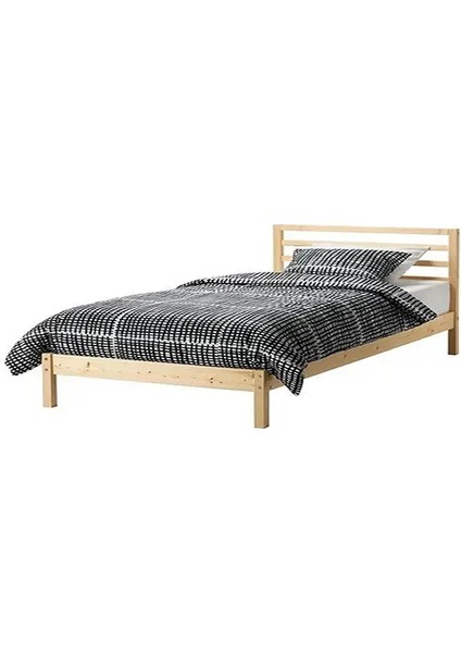 Palet Yatak Doğal Ahşap Başlıklı Karyola fırsatları