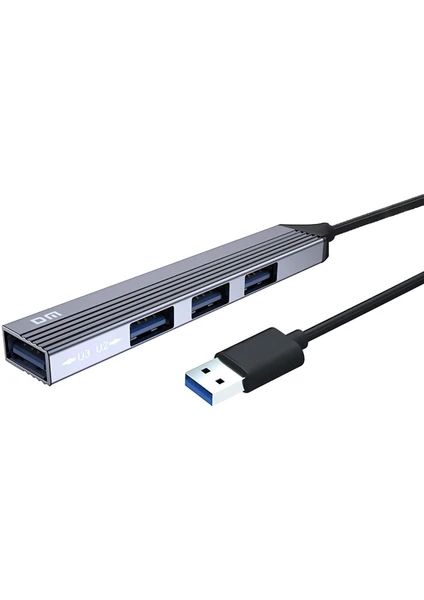 Dm CHB056 USB 3.0 To 4 Portlu 3*usb 2.0 1*usb 3.0 Hub Çoklayıcı 1 Metre