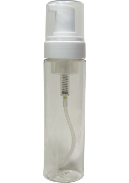 Boş Pet Şişe 200 Ml + Köpük Yapıcı Valf 2 Adet Takım 43-400