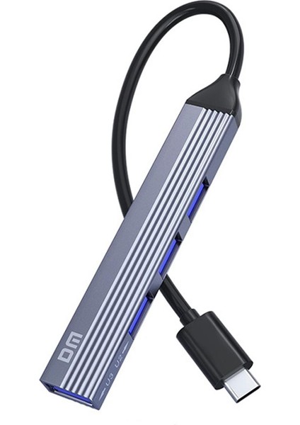 Dm CHB057 USB Type-C To 4 Portlu 3*usb 2.0 1*usb 3.0 Hub Çoklayıcı 1 Metre