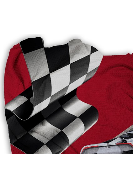 Kırmızı Araba Desenli Tek Kişilik Pike ( Yastık Kılıflı ) fiyatları